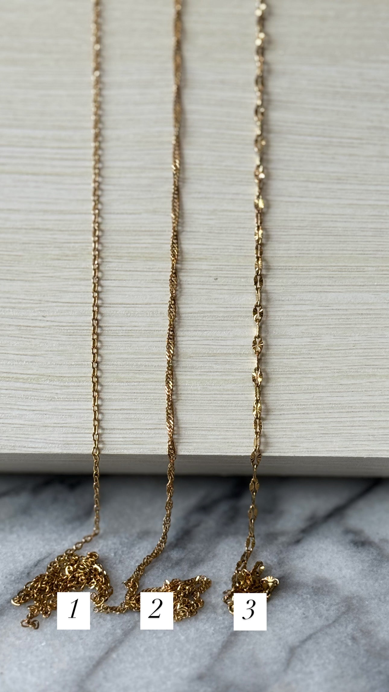 Birth Flower Necklace - Gold