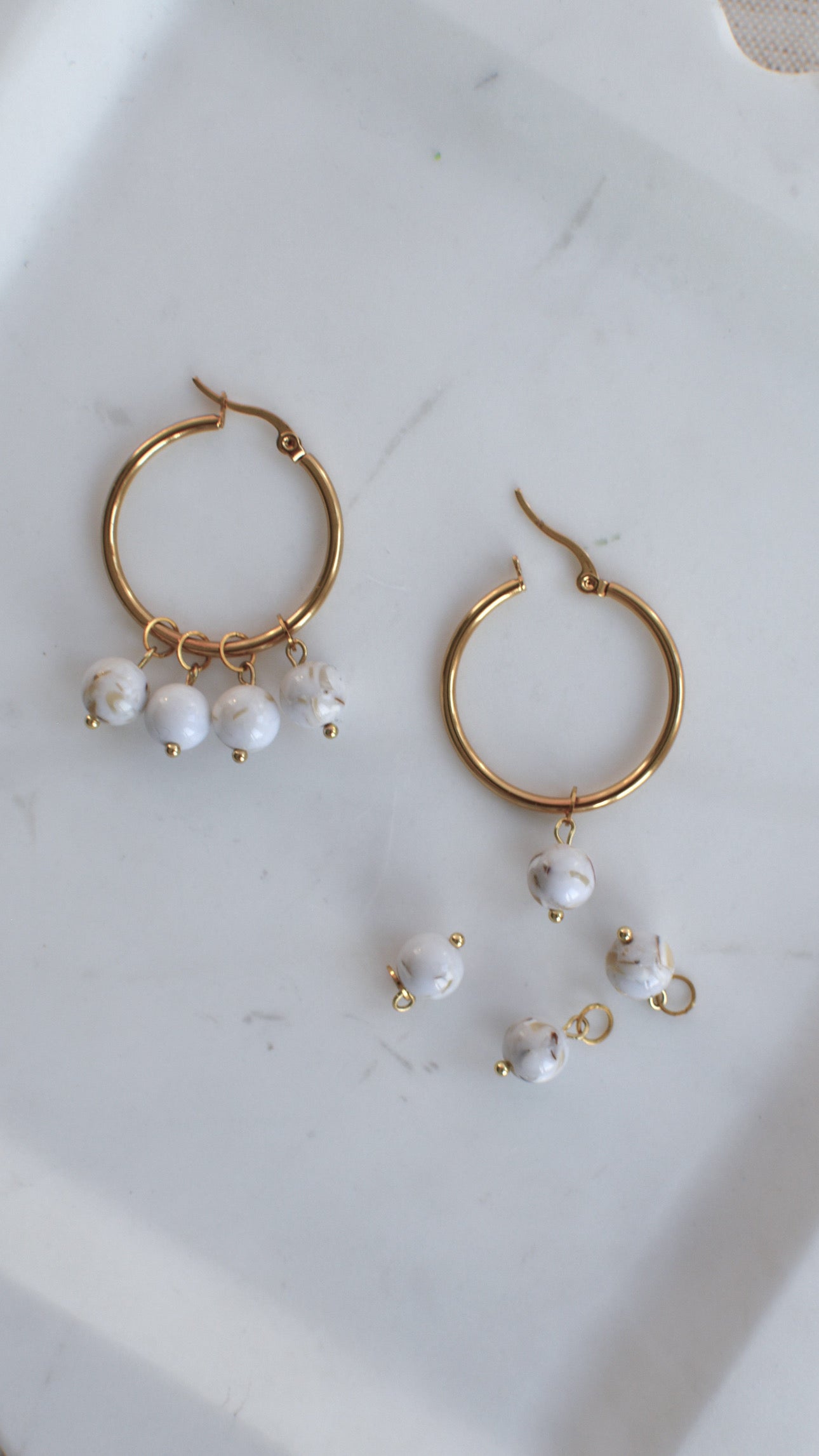 Trochus shell Hoops