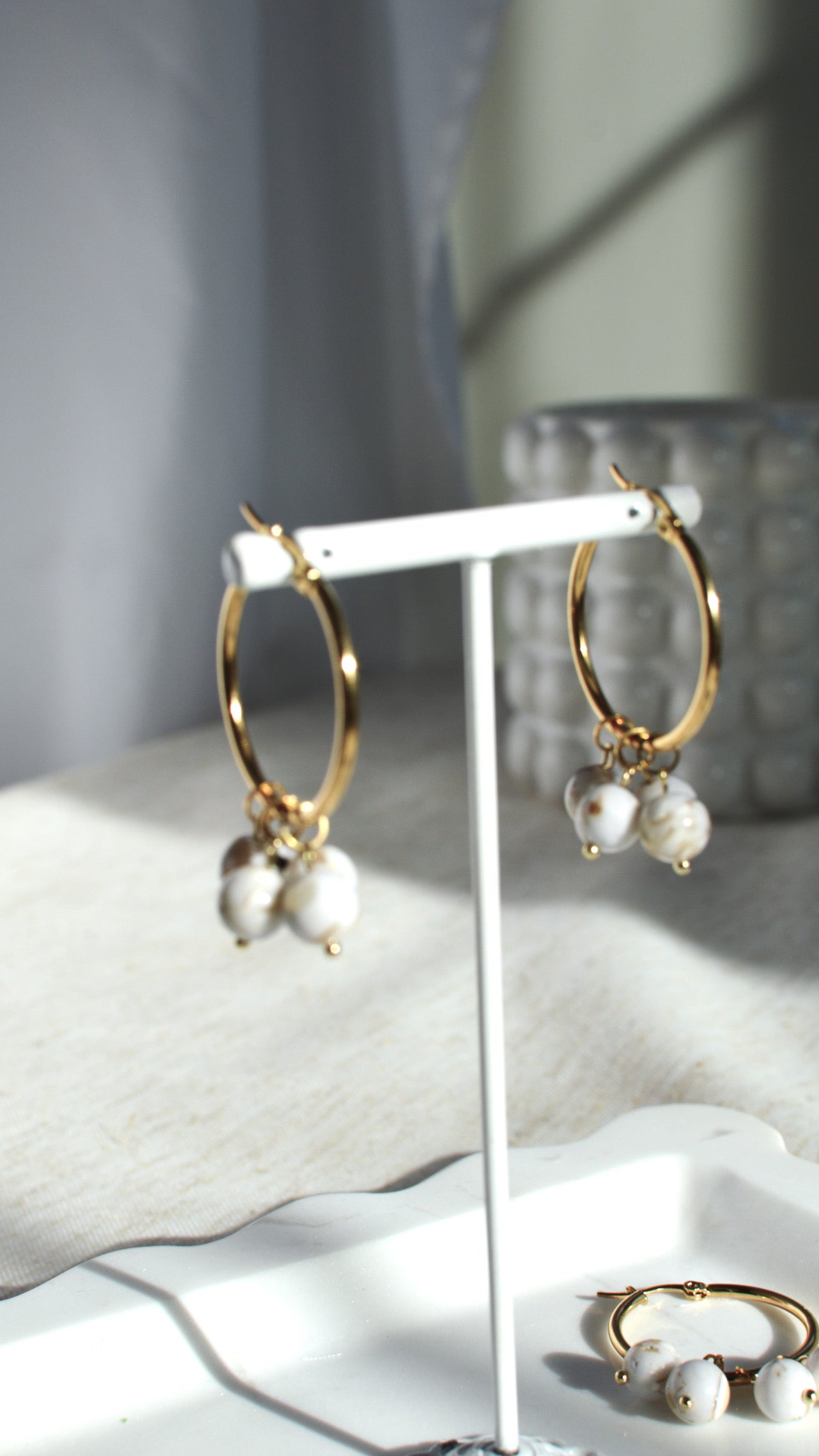 Trochus shell Hoops