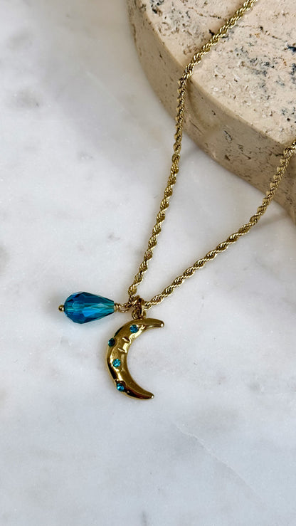 Blue Moon Necklace