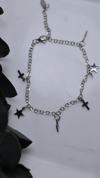 Silver charm Bracelet