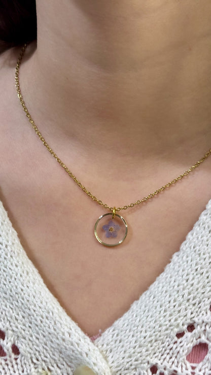 Forget me Not Necklace