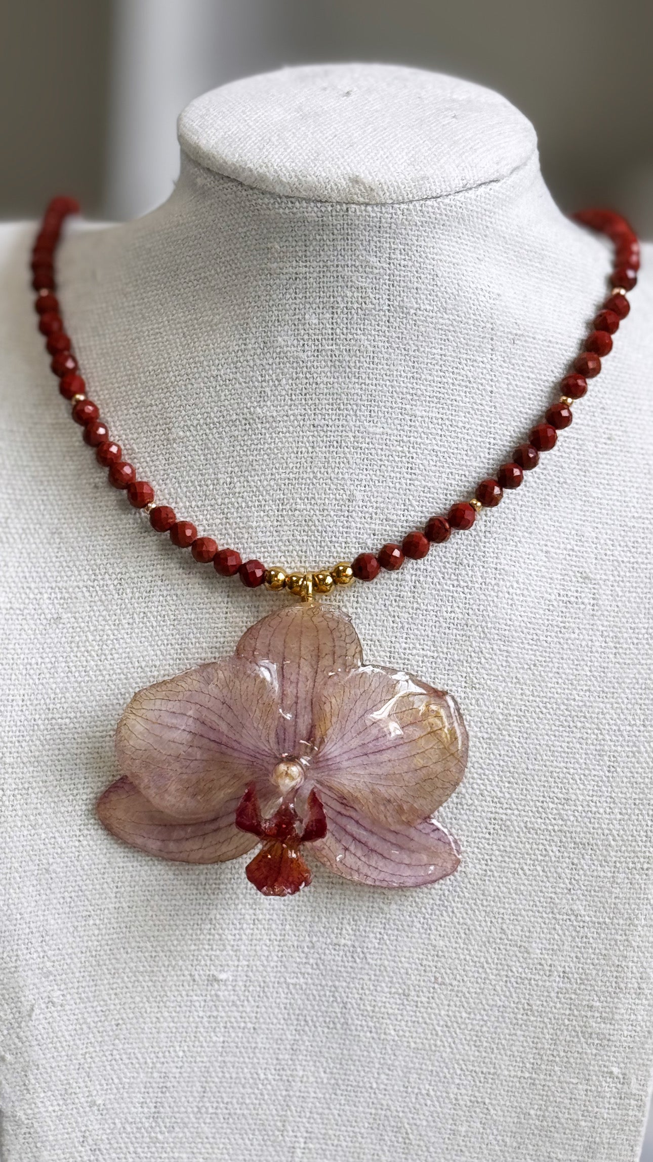 Real Orchid Necklace