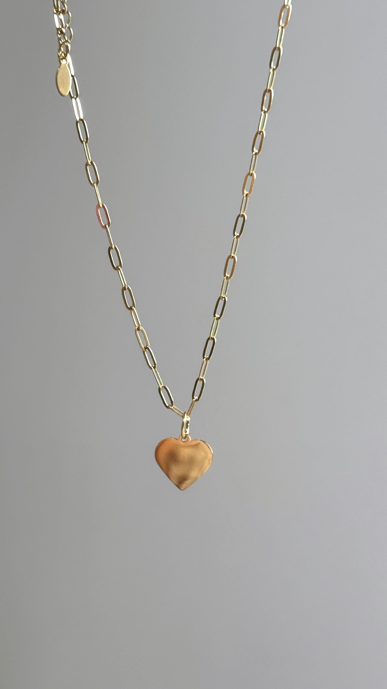 Heart Paperclip Necklace