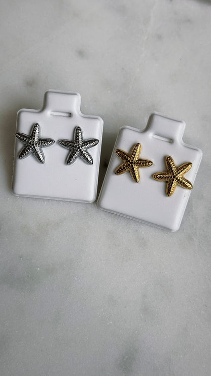 Mini Starfish Studs (gold)