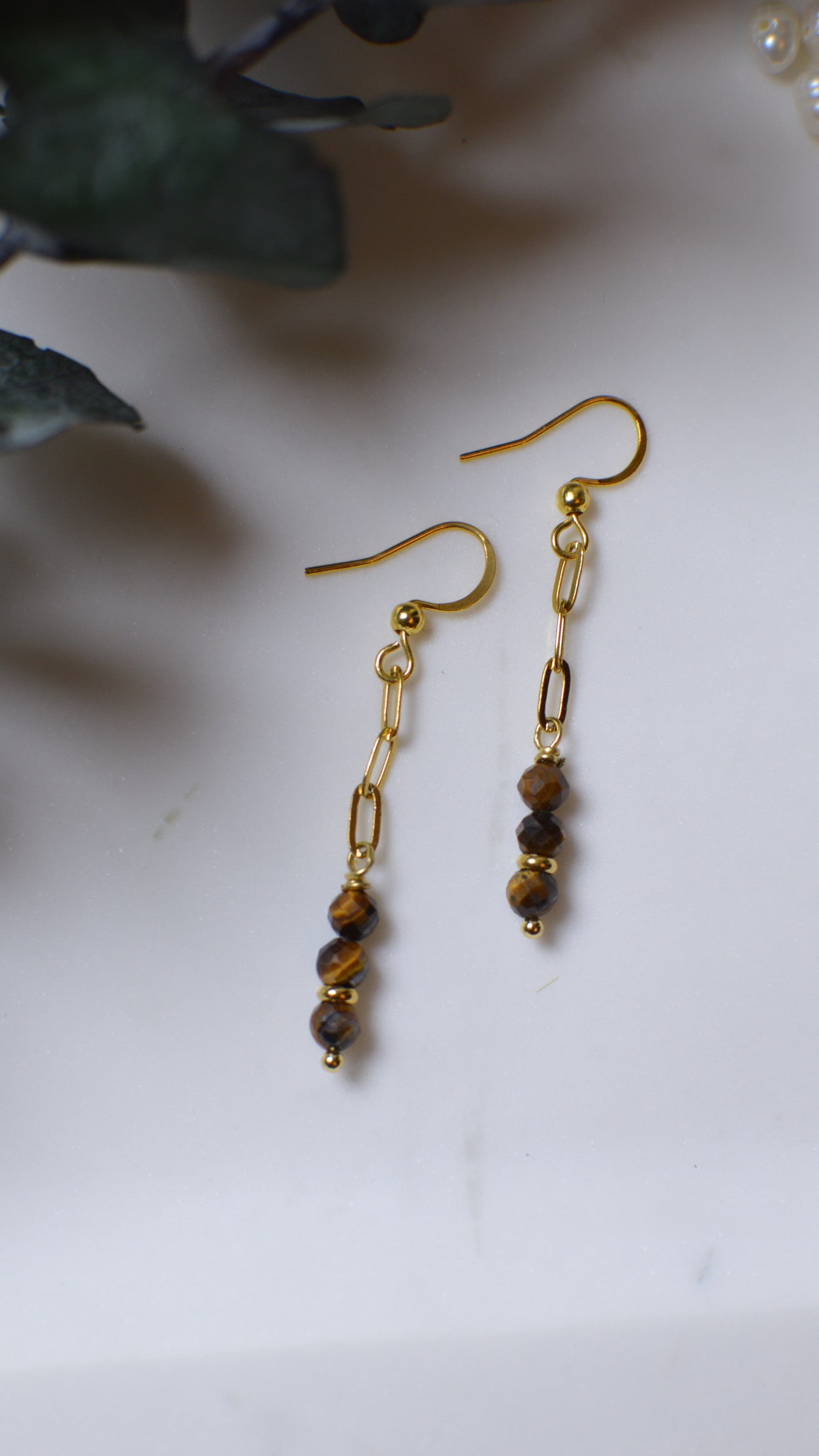 Tiger Eye Earrings