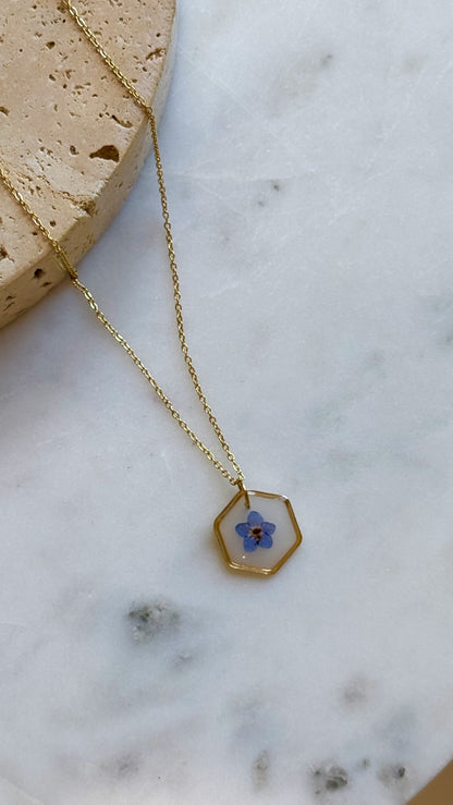 Forget Me Not Necklace - Single