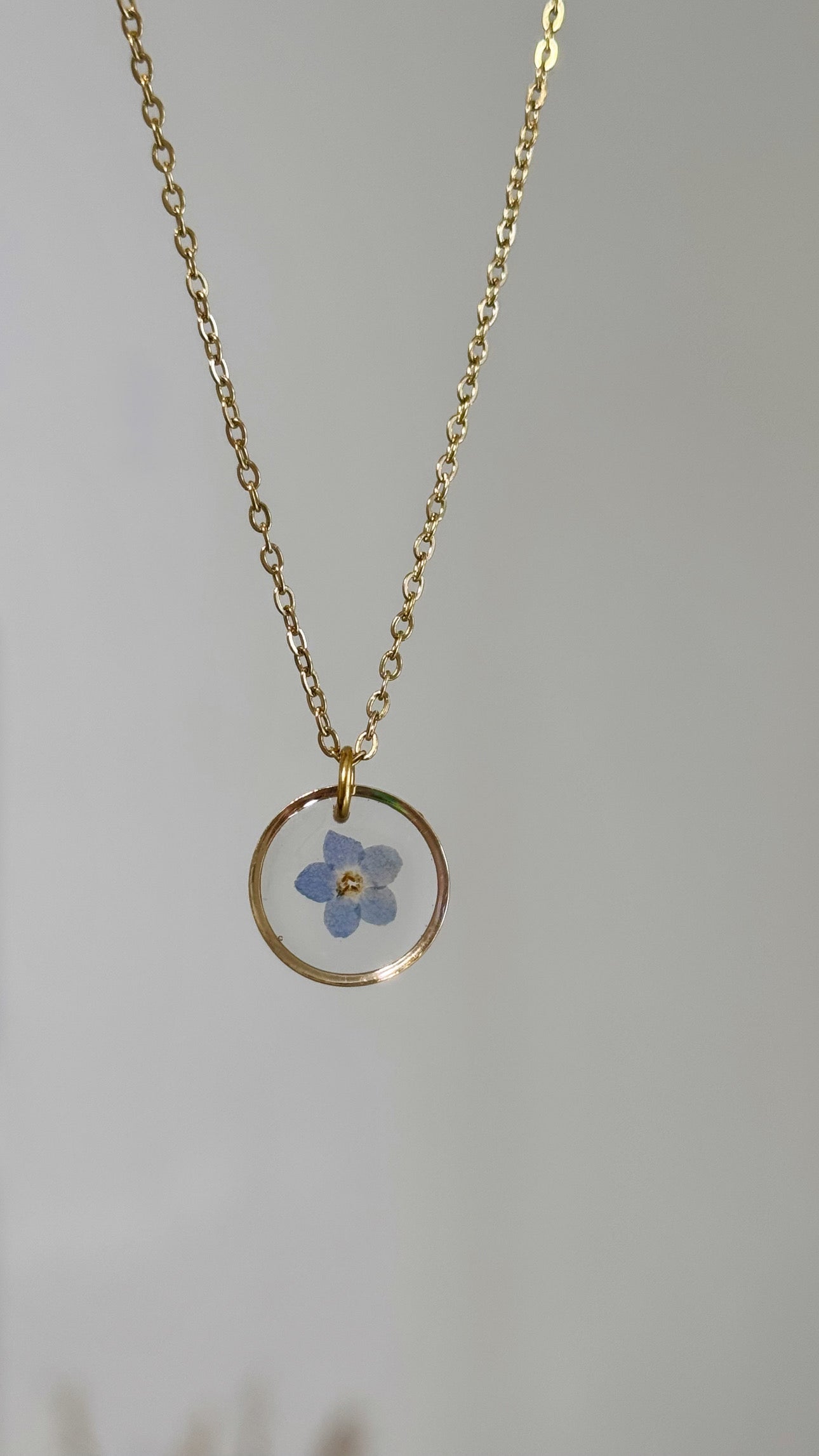 Forget me Not Necklace