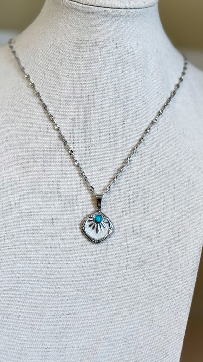 Turquoise Sun Necklace