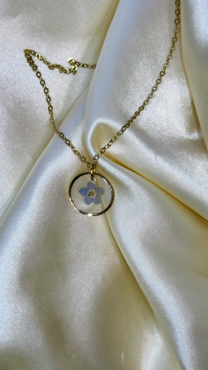Forget me Not Necklace