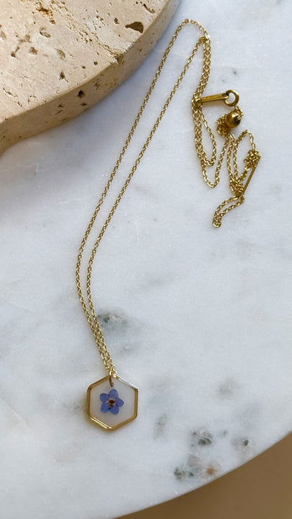 Forget Me Not Necklace - Single