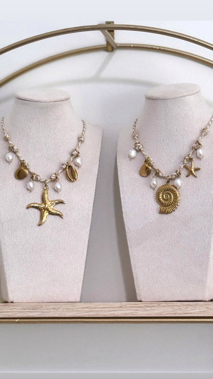 Starfish Golden Sea Necklace