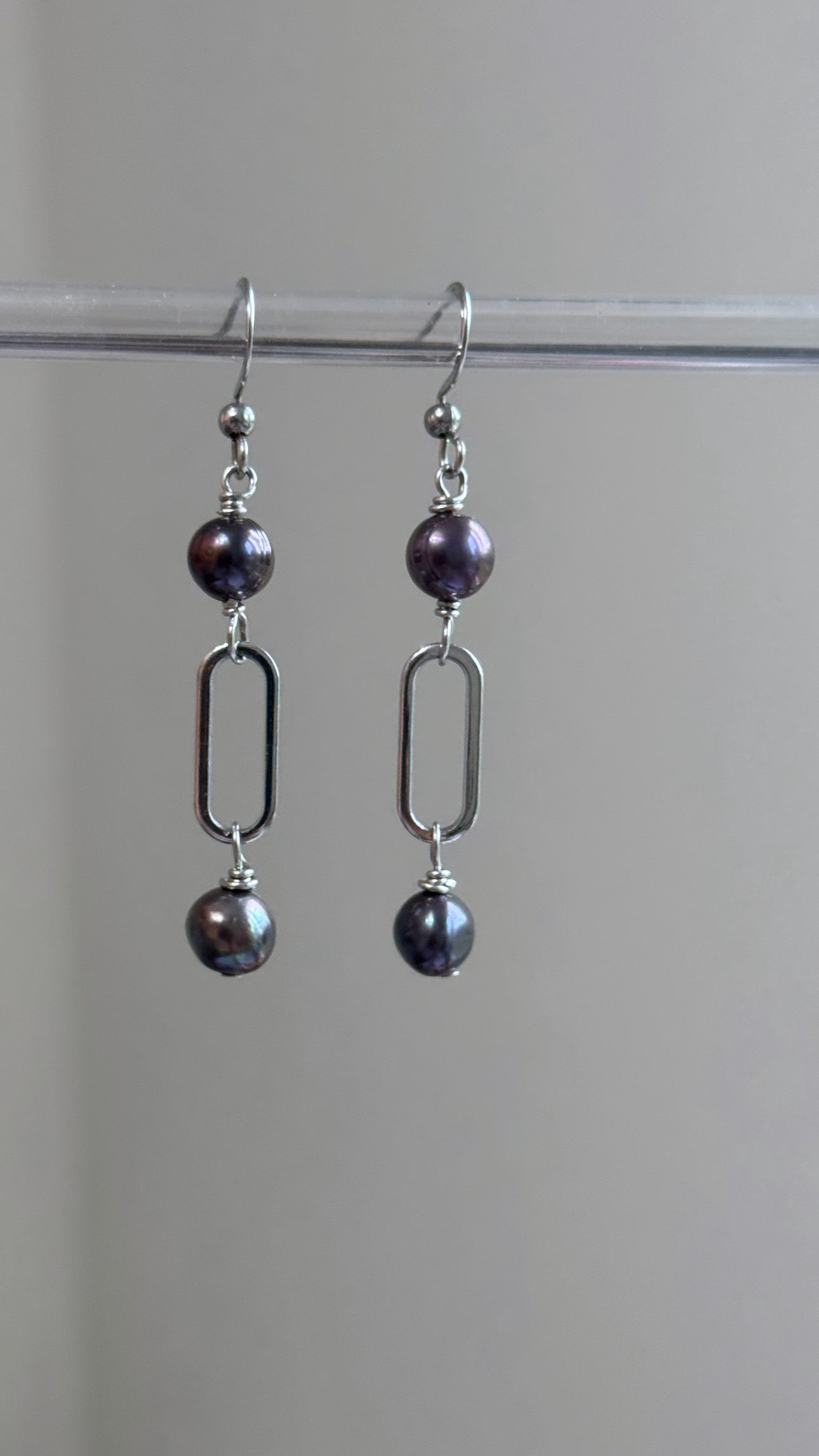 Black Pearl Earrings