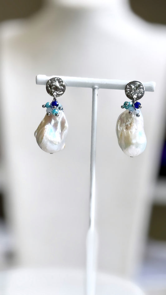 Baroque Pearl Earrings