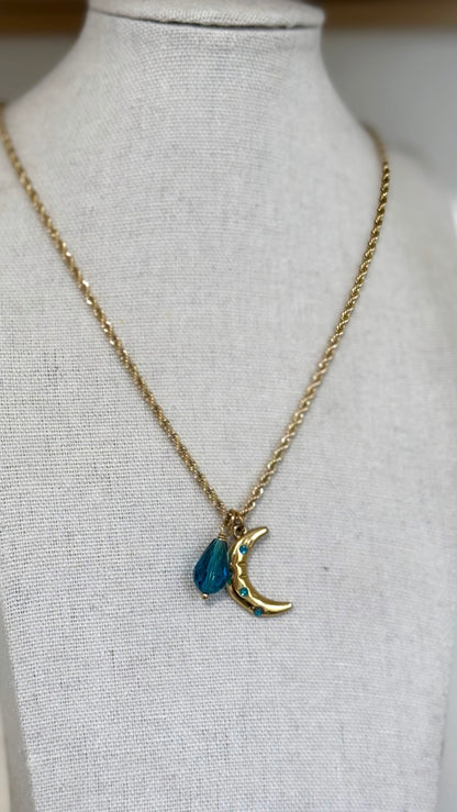 Blue Moon Necklace