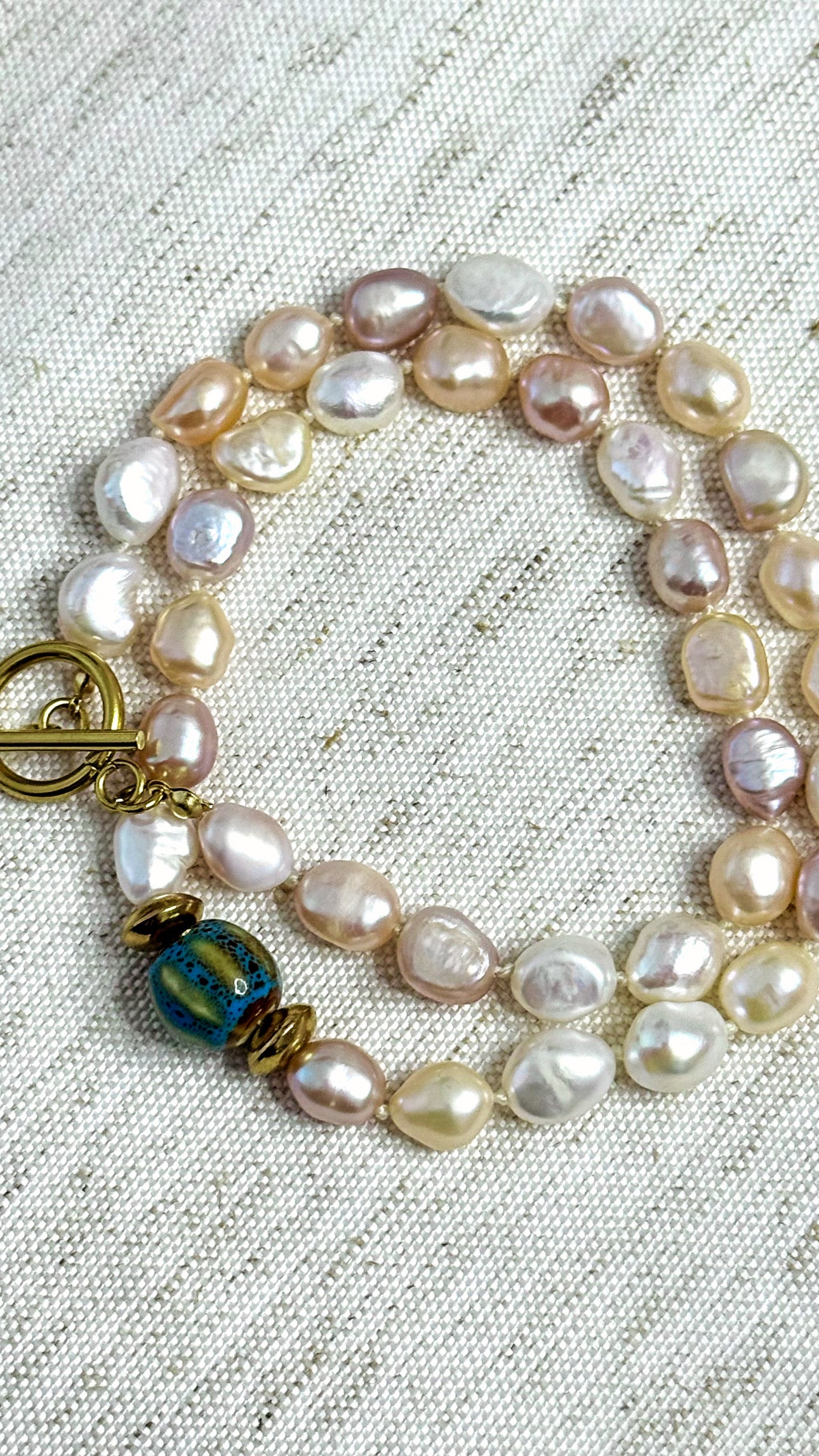 Knotted Freshwater Pearls