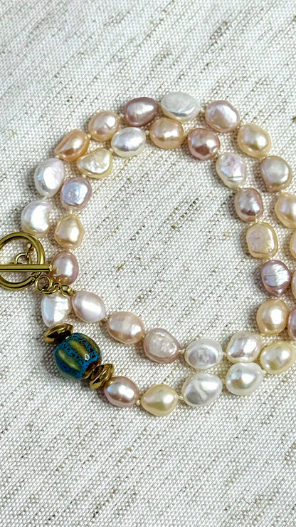 Knotted Freshwater Pearls