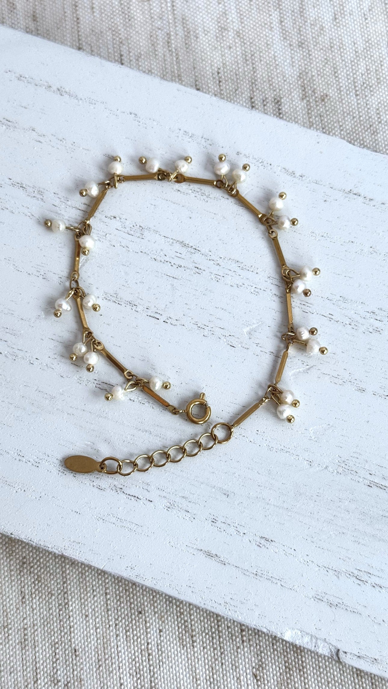 Pearl Cluster Bracelet