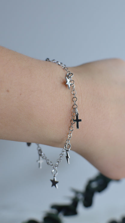 Silver charm Bracelet