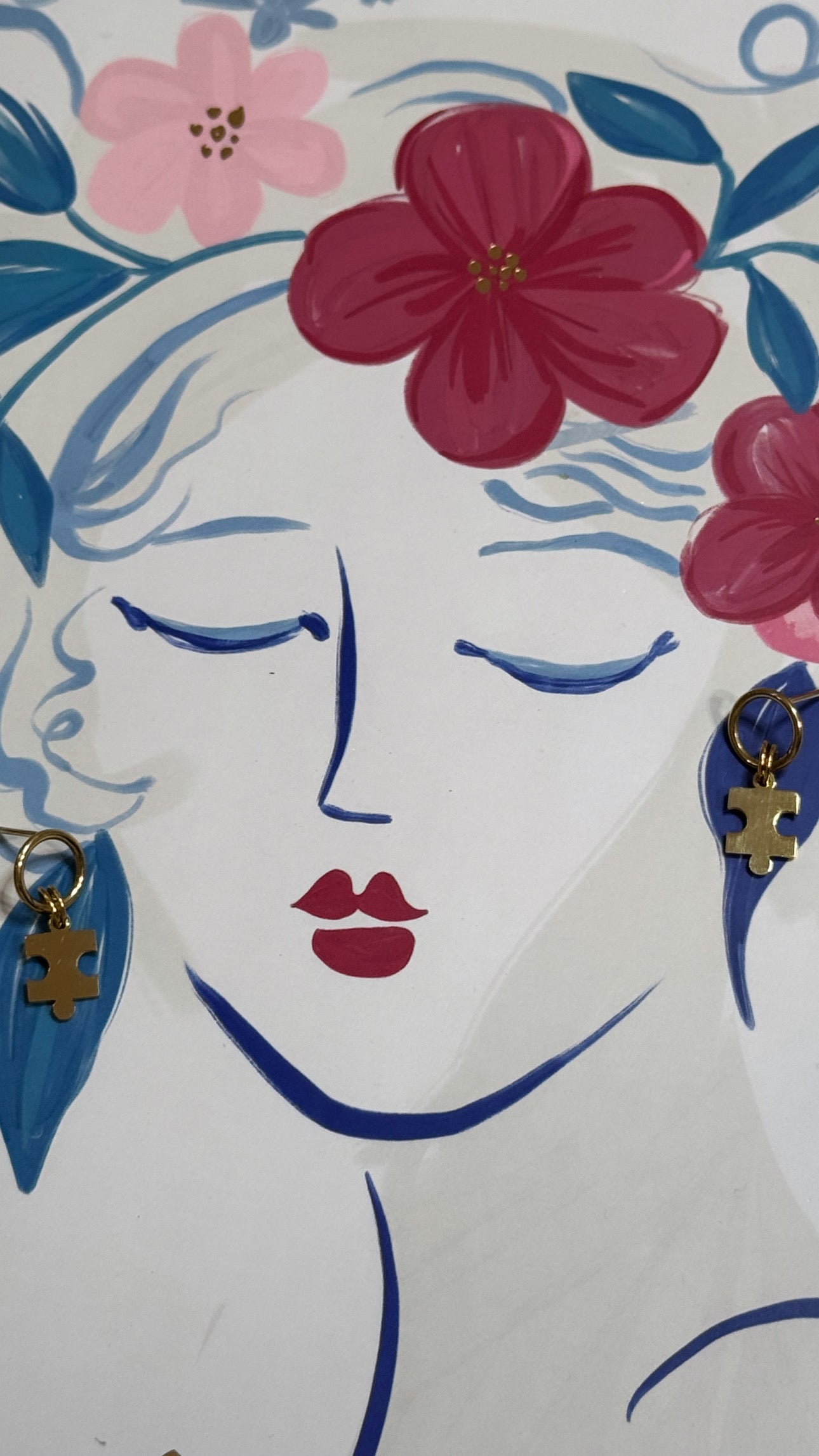 Puzzle piece Earrings