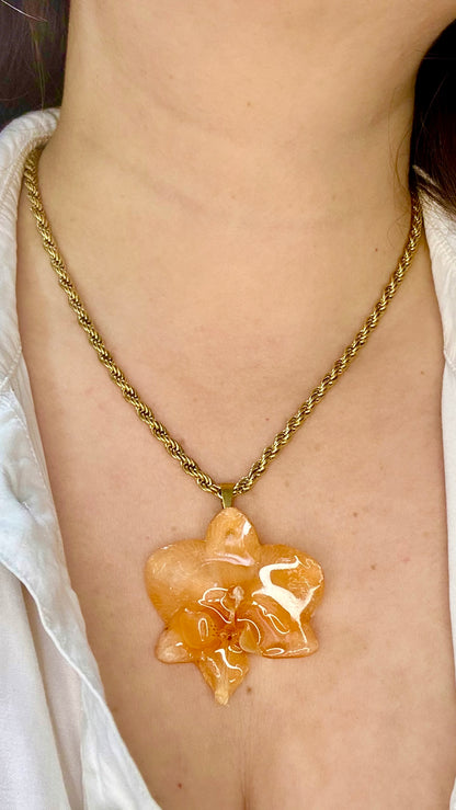 Real Orchid Necklace