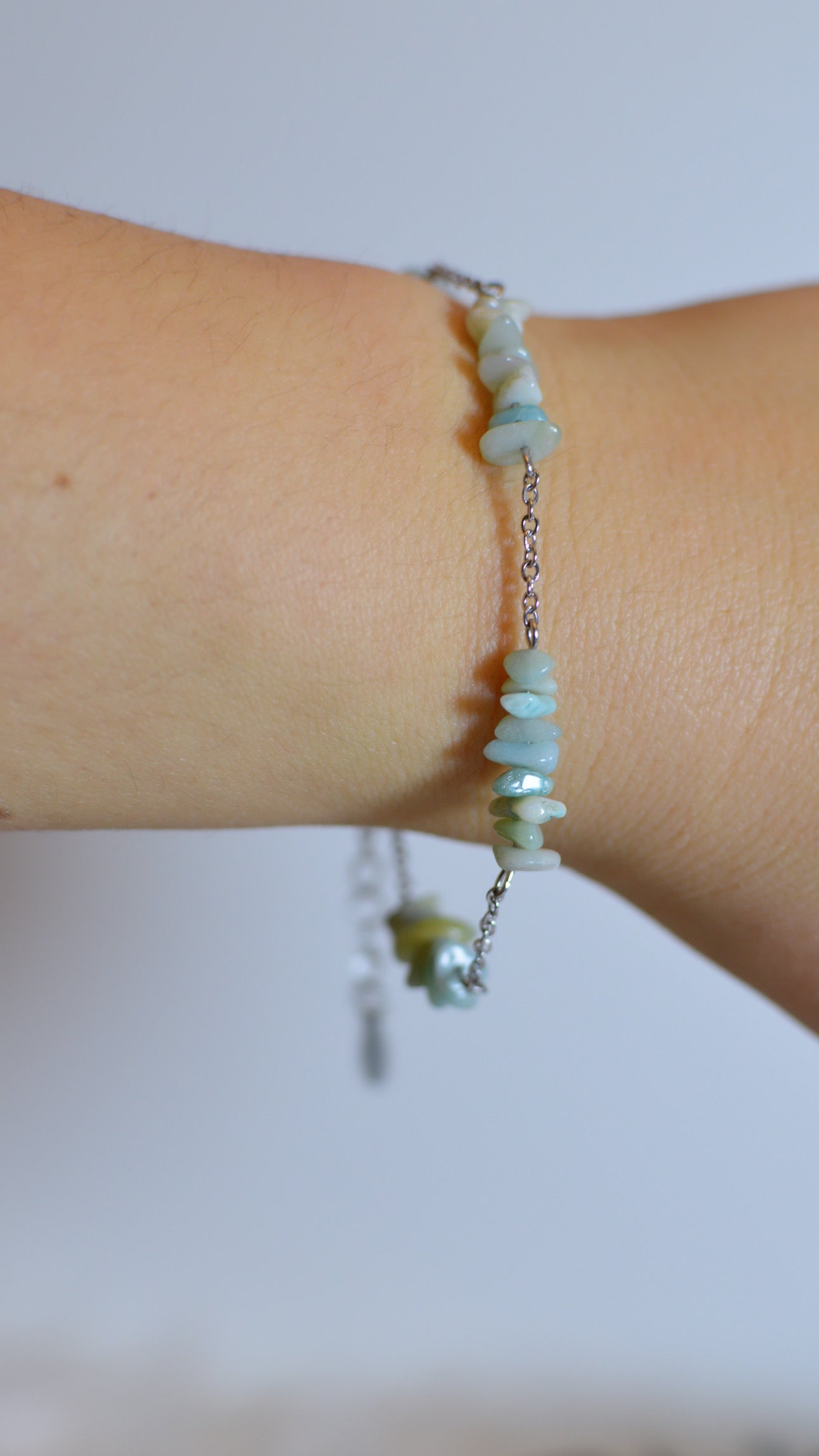 Amazonite Chip Bracelet