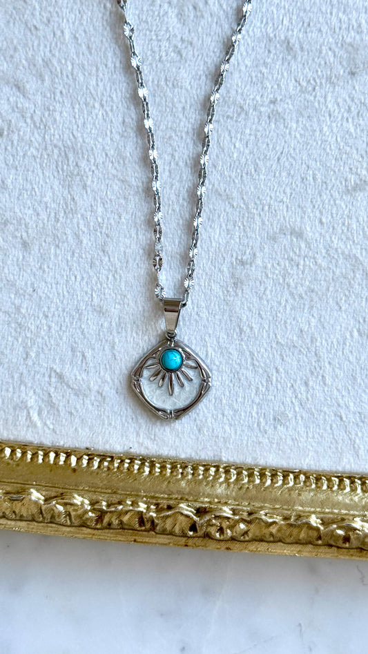 Turquoise Sun Necklace