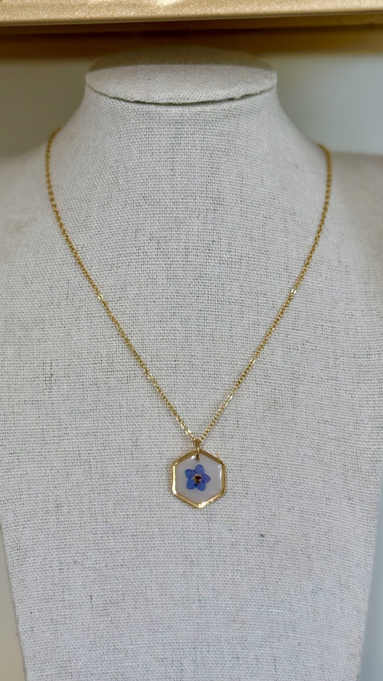 Forget Me Not Necklace - Single