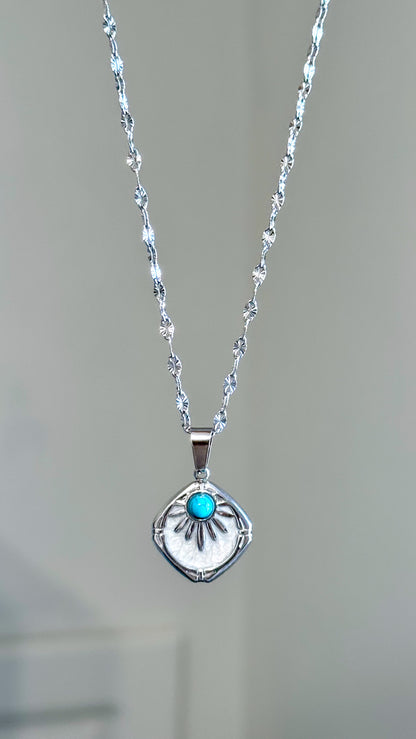 Turquoise Sun Necklace