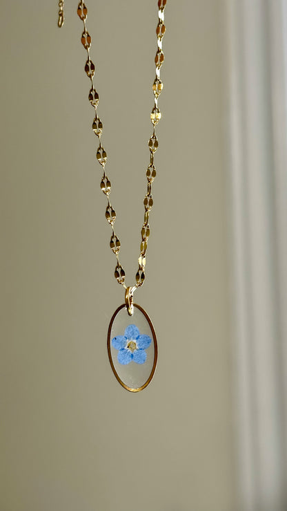 Forget me Not Necklace