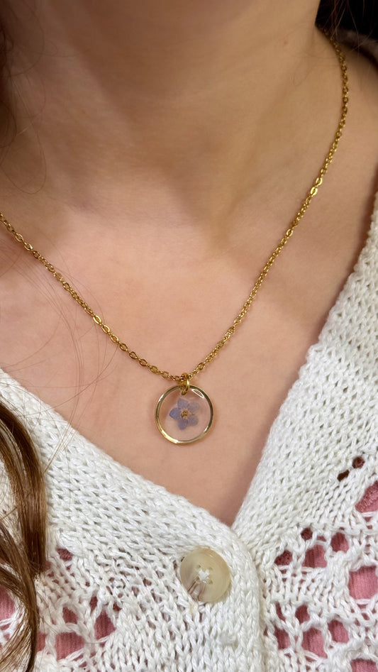 Forget me Not Necklace