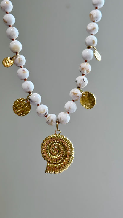 Nautilus Charm Necklace