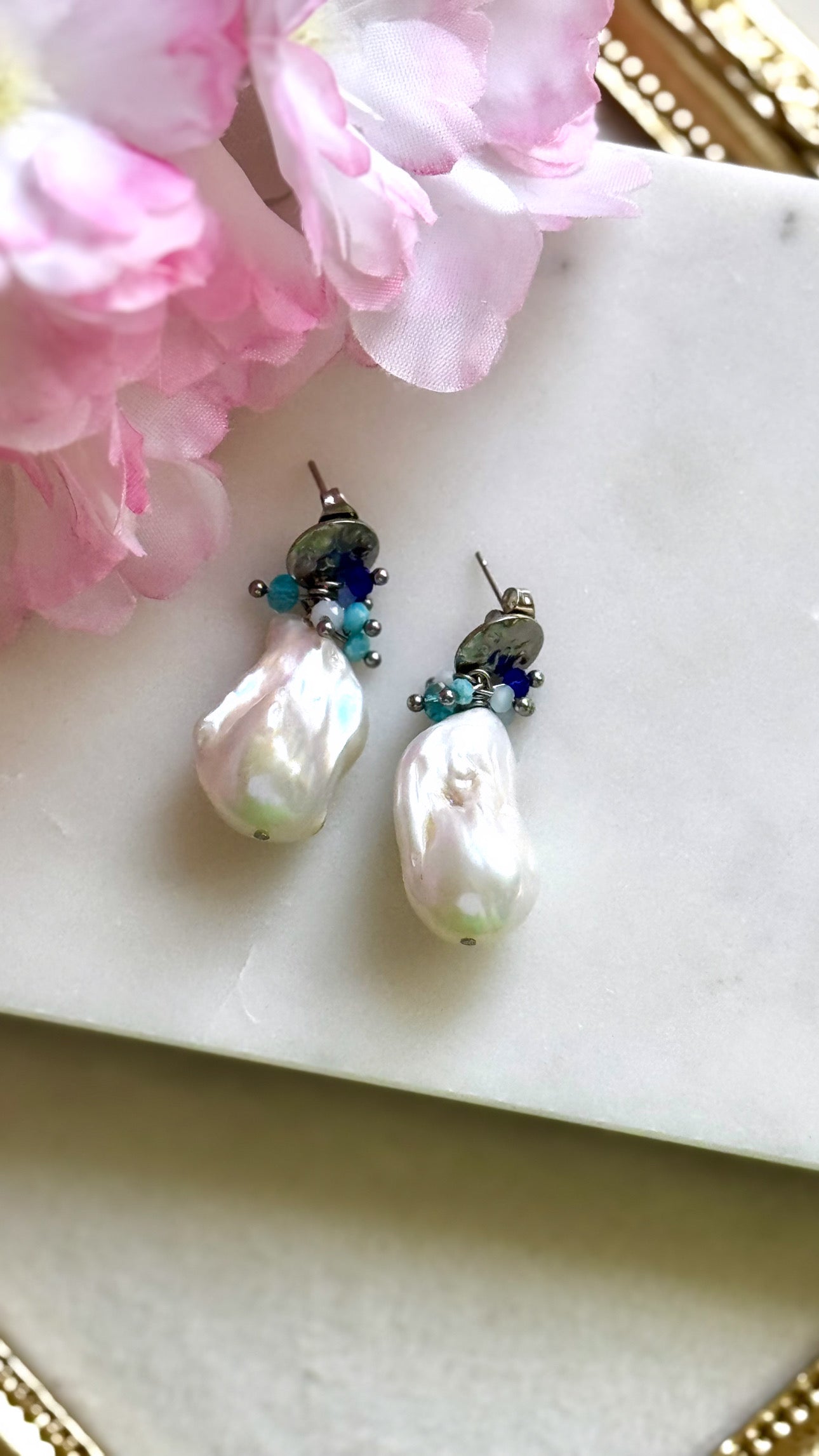 Baroque Pearl Earrings