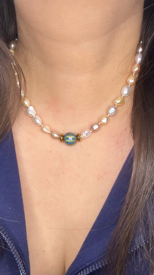 Knotted Freshwater Pearls