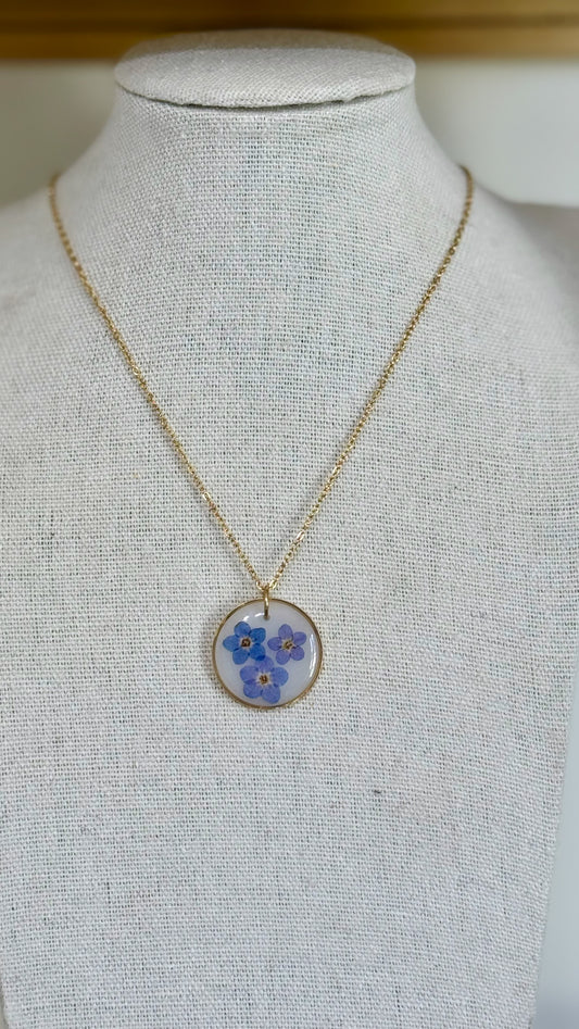 Forget Me Not Necklace