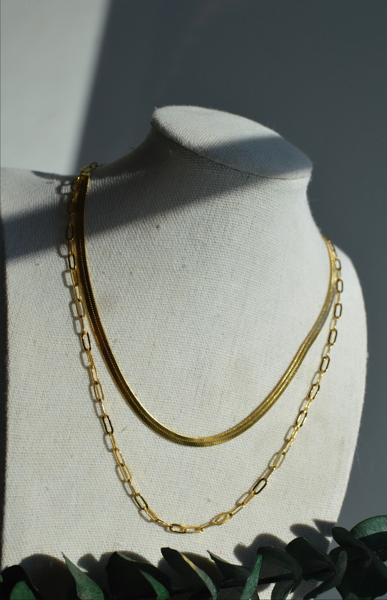 Small Herringbone Necklace