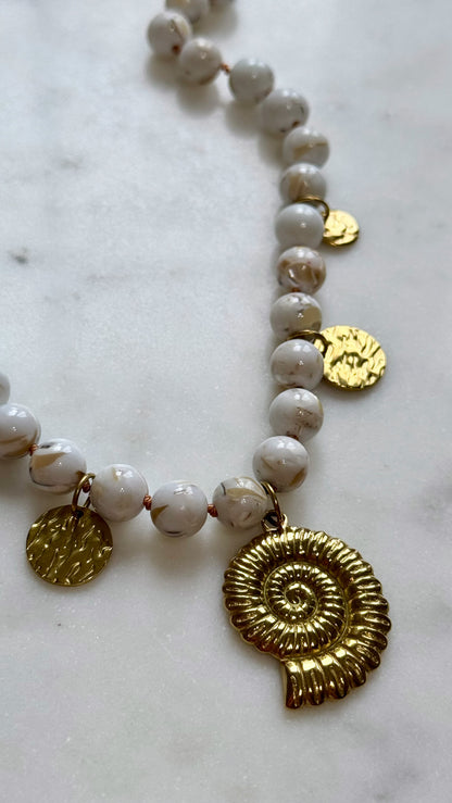 Nautilus Charm Necklace