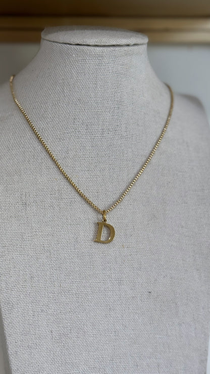 Initial Necklace